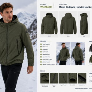 Lightweight Hooded Outdoor Jacket