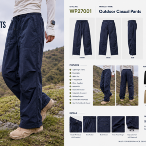 Loose Fit Outdoor Cargo Pants