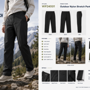 Custom Outdoor Hiking Pants | Low MOQ | OEM Manufacturer
