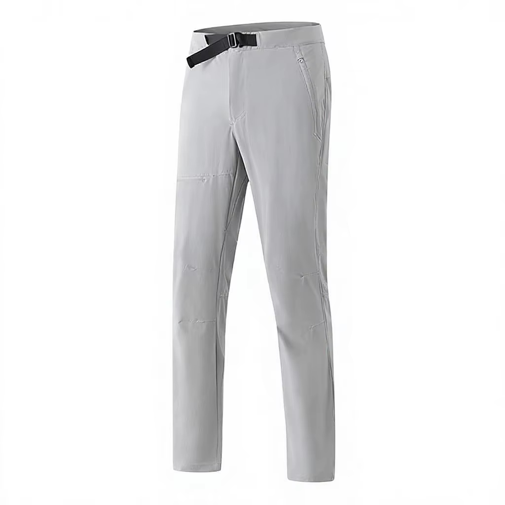 mens quick dry softshell hiking pants light gray