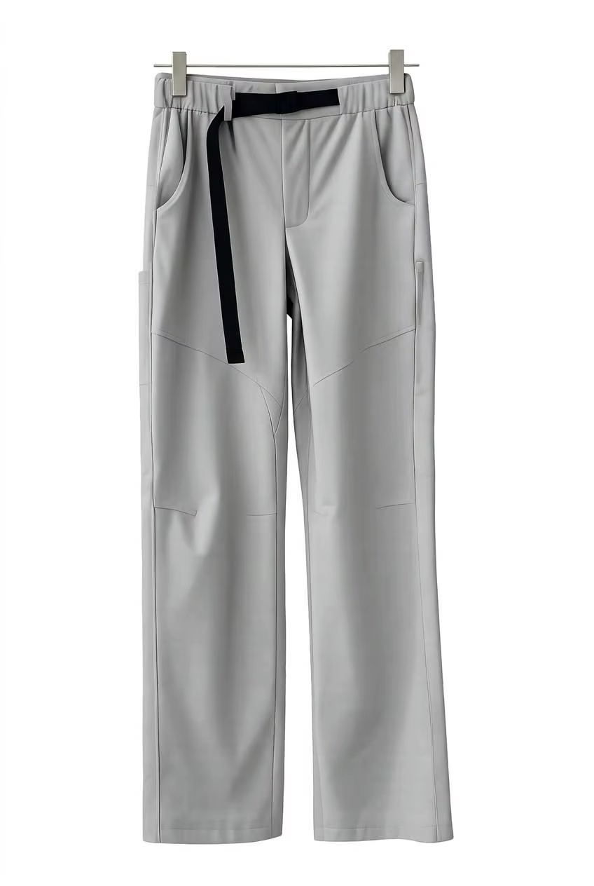 mens thermal softshell hiking pants silver mist
