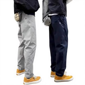 unisex oxford cargo pants gray black main