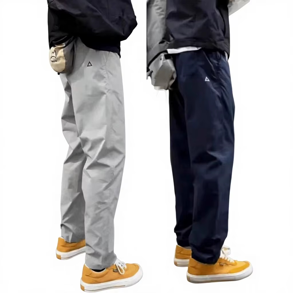unisex oxford cargo pants gray black main