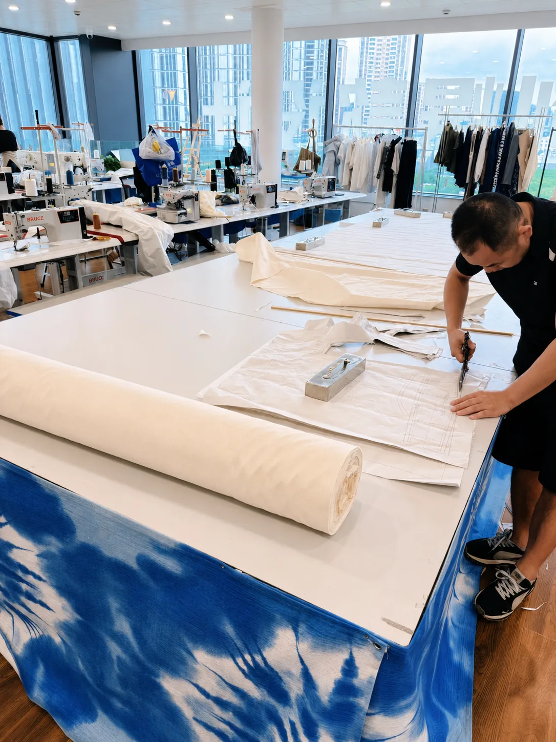 Wildriven outdoor apparel sample development room