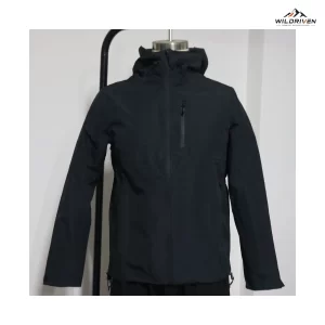 Lightweight Hooded Outdoor Jacket featured front product view for WILDRIVEN OEM and ODM development