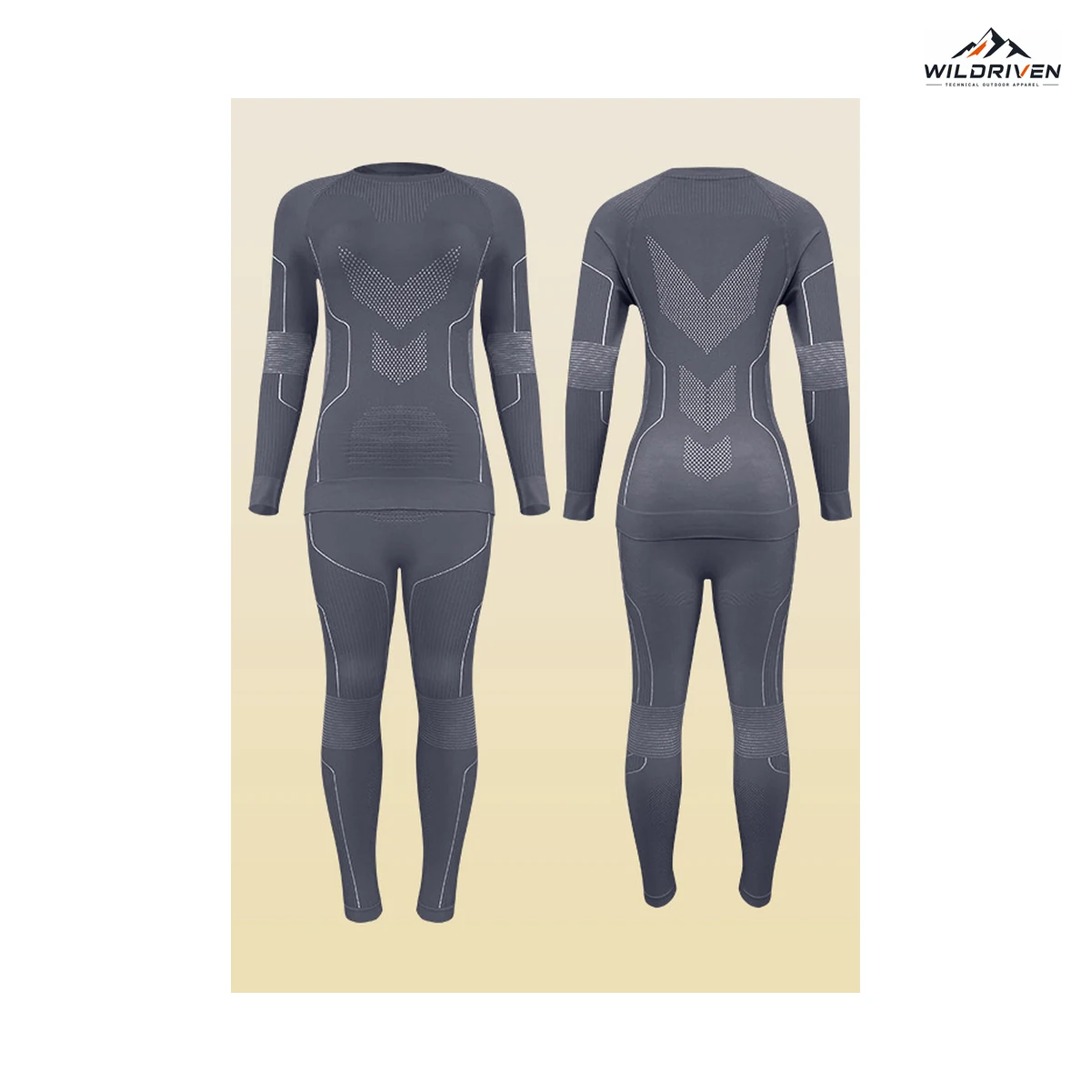 Outdoor Base Layer Set alternate color set view for WILDRIVEN OEM and ODM development