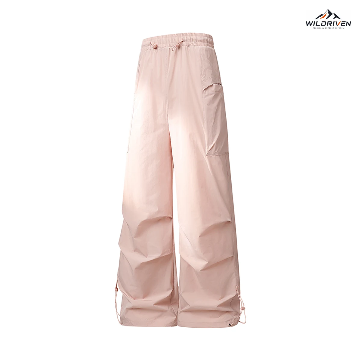 Adjustable-Hem Wide-Leg Hiking Cargo Pants alternate or color view for WILDRIVEN OEM and ODM development