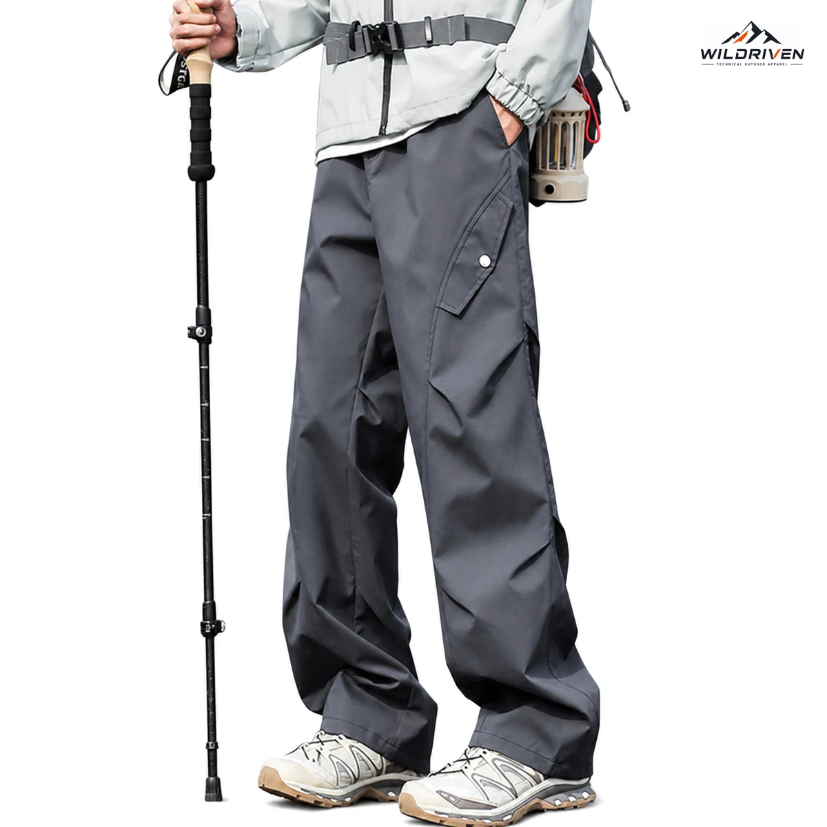Straight-Leg Hiking Shell Pants alternate or color view for WILDRIVEN OEM and ODM development