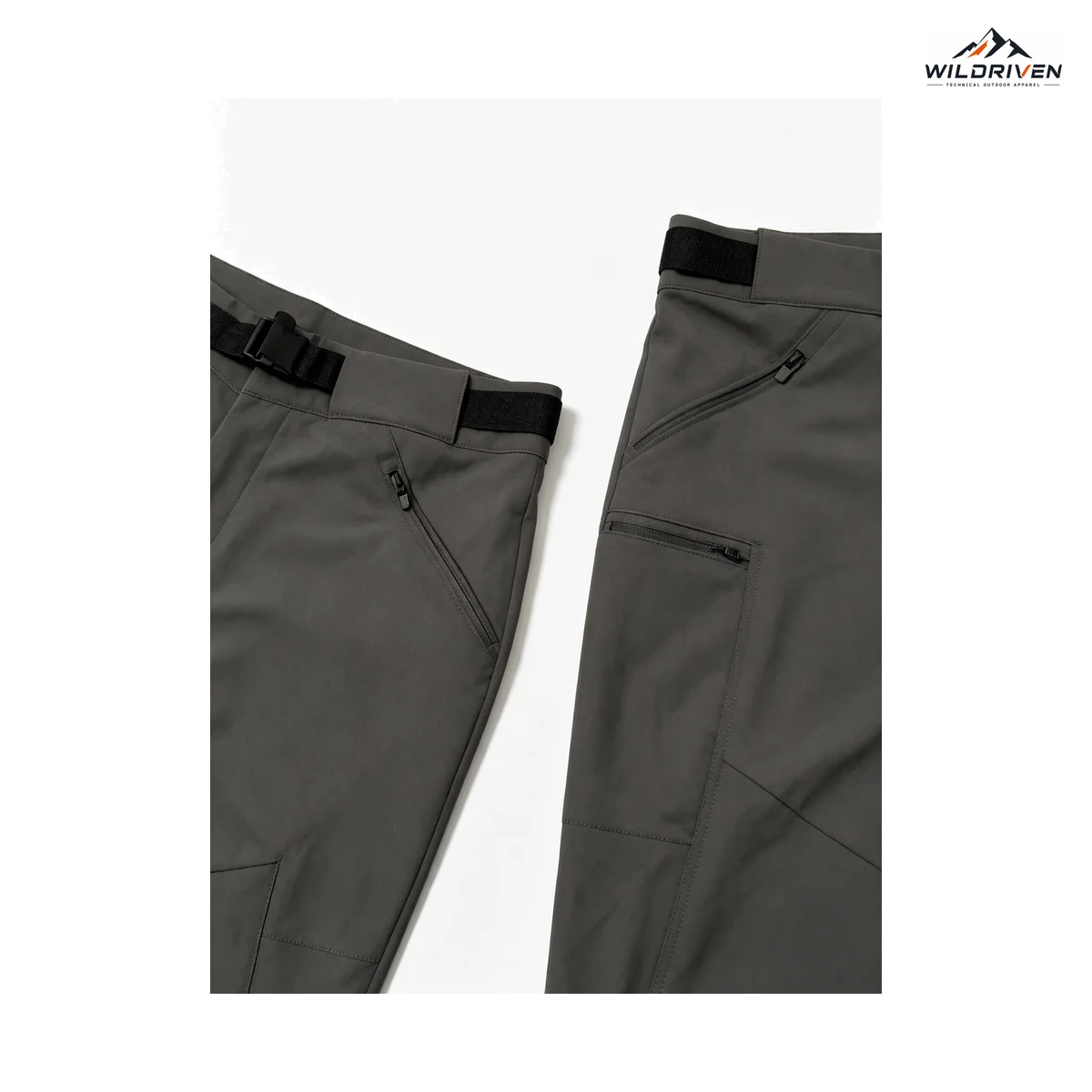 Straight-Leg Outdoor Hiking Pants back or alternate view for WILDRIVEN OEM and ODM development