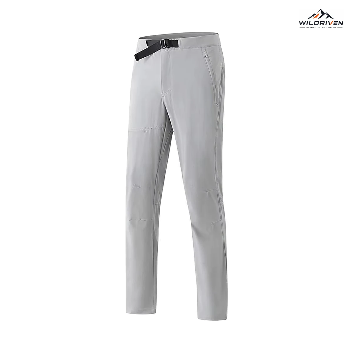Men's Straight-Leg Outdoor Hiking Pants front or detail view for WILDRIVEN OEM and ODM development