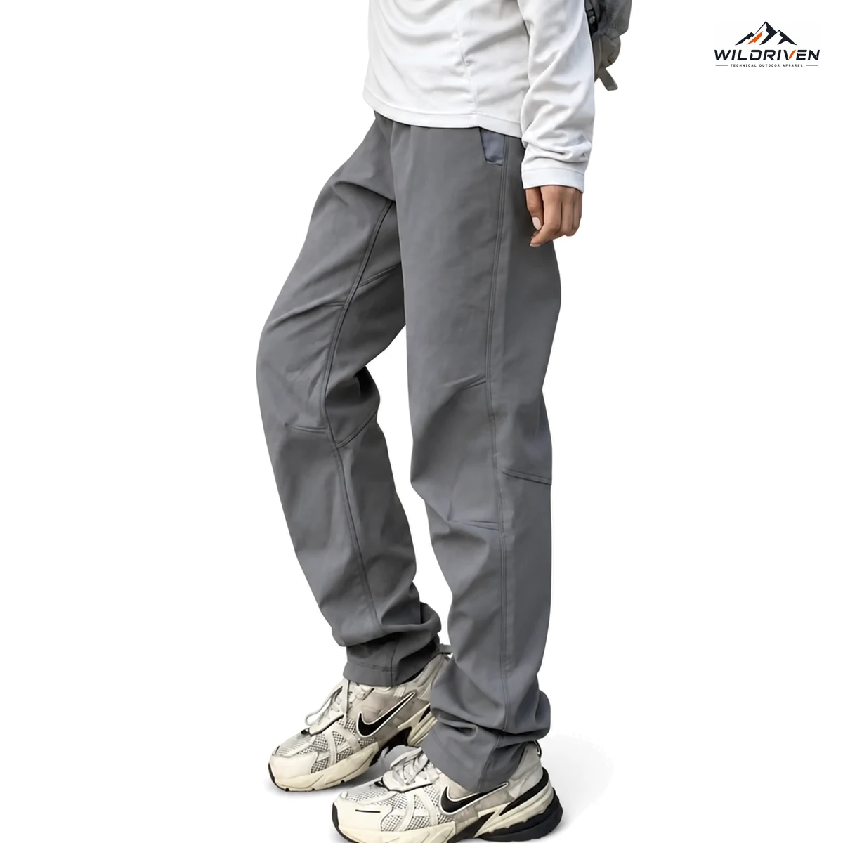 Men's Relaxed-Fit Outdoor Hiking Pants back or alternate view for WILDRIVEN OEM and ODM development