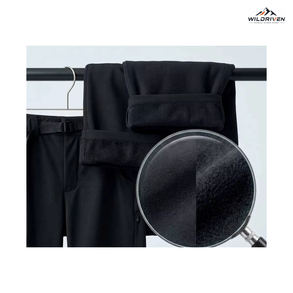 Men's Relaxed-Fit Outdoor Hiking Pants application or color view for WILDRIVEN OEM and ODM development