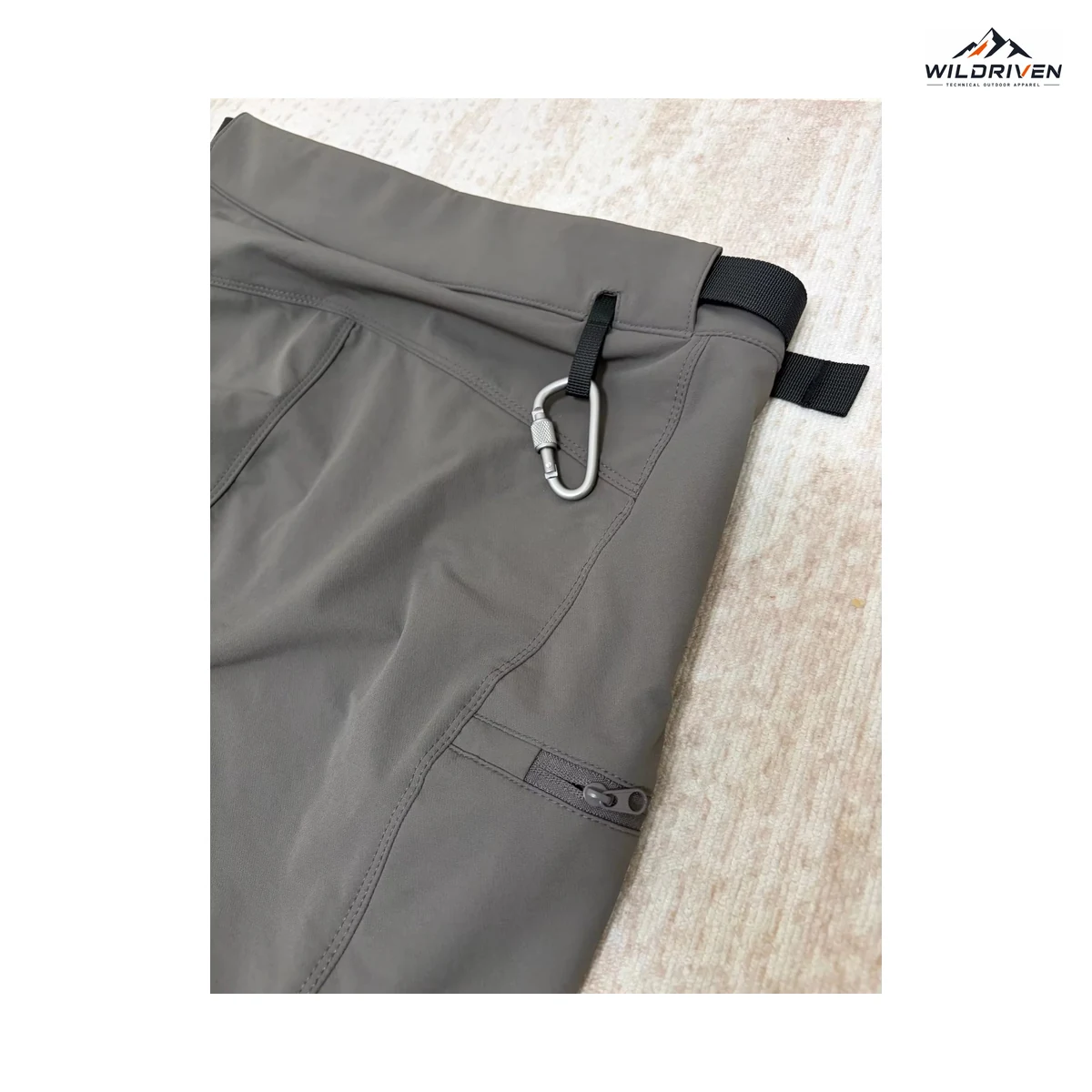 Men's Belted Straight-Leg Outdoor Pants application or color view for WILDRIVEN OEM and ODM development