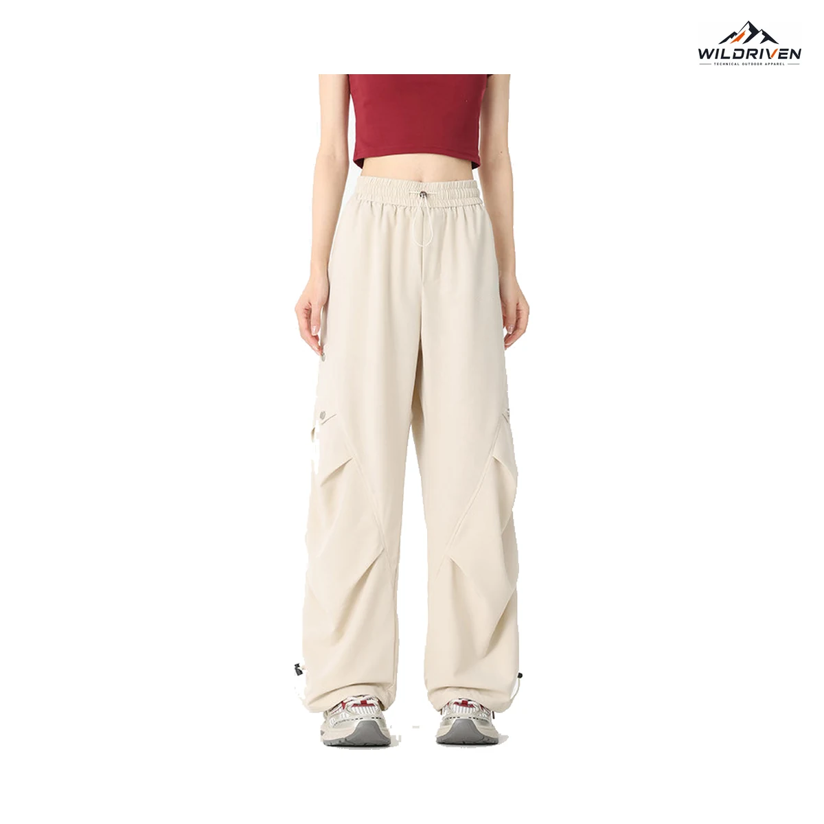 Lightweight Straight-Leg Outdoor Pants front or detail view for WILDRIVEN OEM and ODM development