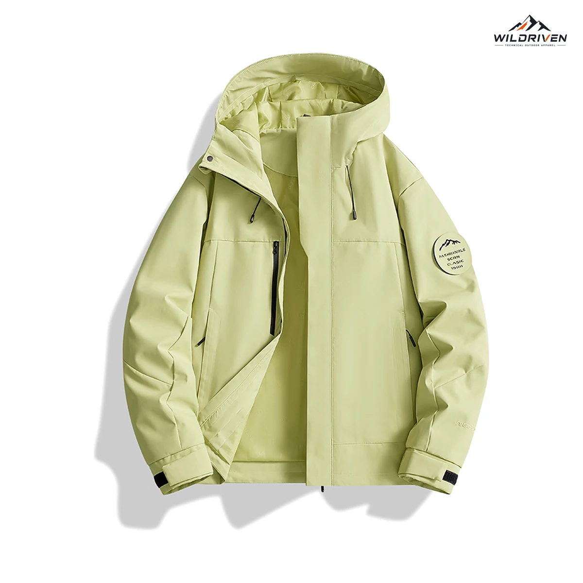 Color-Range Hooded Lightweight Shell Jacket main product image for WILDRIVEN OEM and ODM development