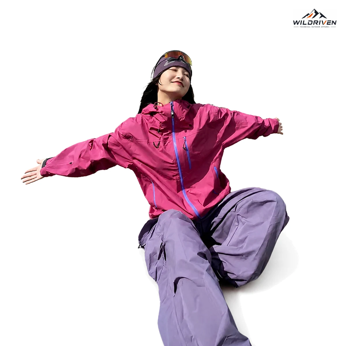 Contrast-Zip Hooded Lightweight Shell Jacket application or color view for WILDRIVEN OEM and ODM development