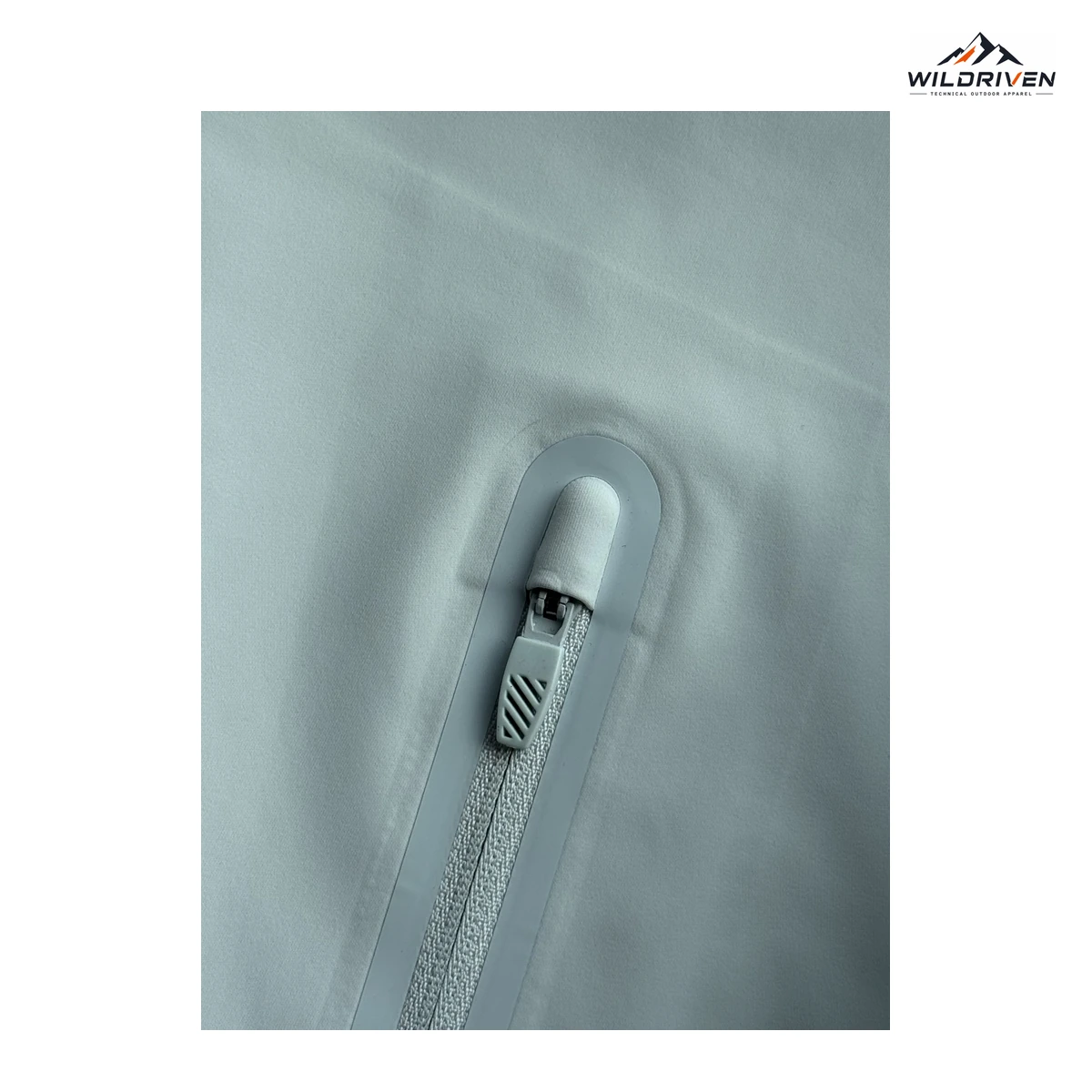 Fleece-Lined Multi-Pocket Hooded Jacket zip pocket detail for WILDRIVEN OEM and ODM development