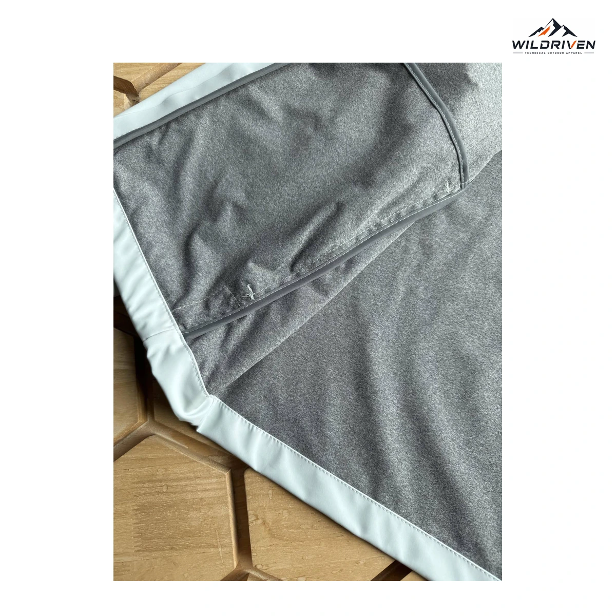Fleece-Lined Multi-Pocket Hooded Jacket lining construction detail for WILDRIVEN OEM and ODM development